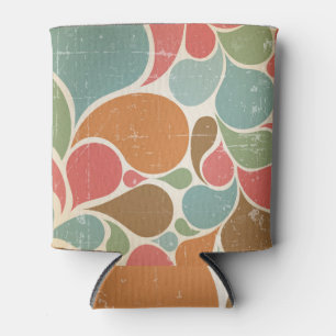 Colourful Spatters: Abstract Retro Pattern. Can Cooler