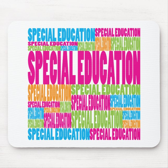 Colourful Special Education Mouse Pad (Front)
