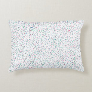 Colourful Speckled Spring Dots Accent Pillow