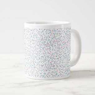 Colourful Speckled Spring Dots Giant Coffee Mug