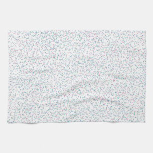 Colourful Speckled Spring Dots Kitchen Towel