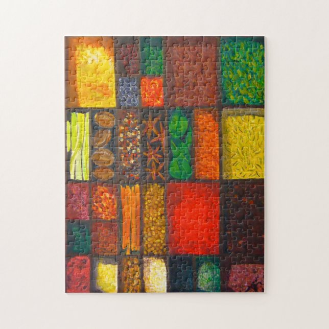 Colourful Spice Puzzle (Vertical)