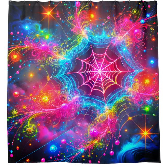Colourful Spider Web (Front)