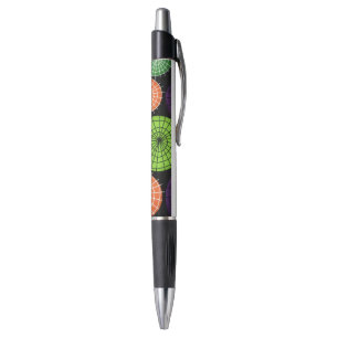 Colourful Spider Web Design Futuristic Circular Pen