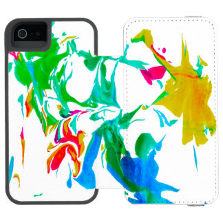 Colourful spider webs incipio watson™ iPhone 5 wallet case