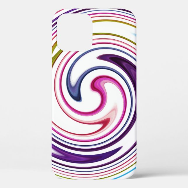 Colourful Spiral Abstract Background #2 Case-Mate iPhone Case (Back)