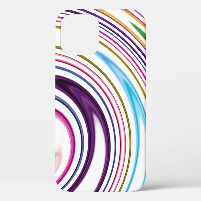 Colourful Spiral Abstract Background Case-Mate iPhone Case (Back)