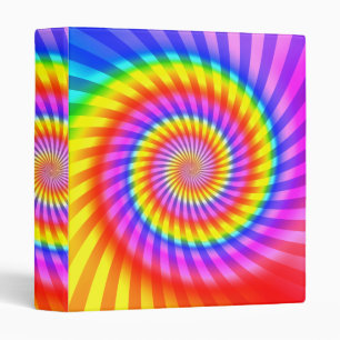 Colourful Spiral Design: Binder