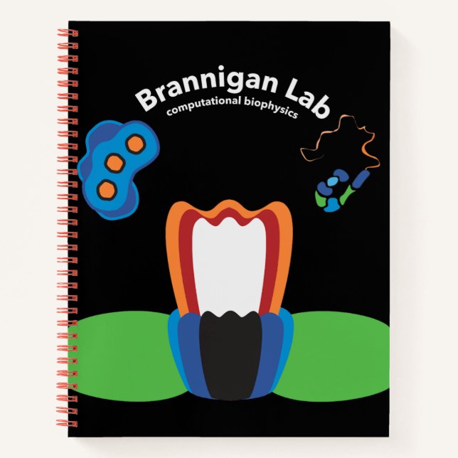 Colourful spiral notebook (Front)