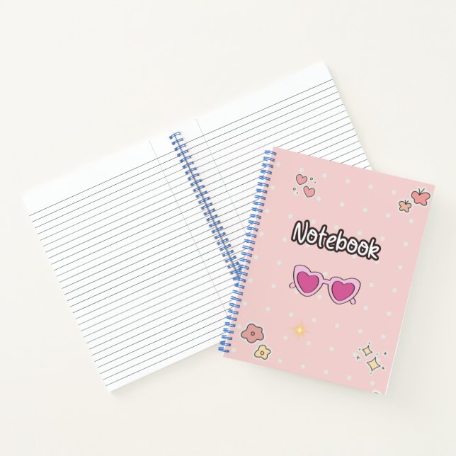 Colourful Spiral Notebook for Creative Kids (Inside)