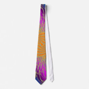 Colourful Spiral Pattern Tie