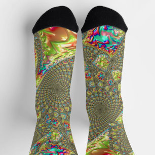 Colourful Spiral Socks
