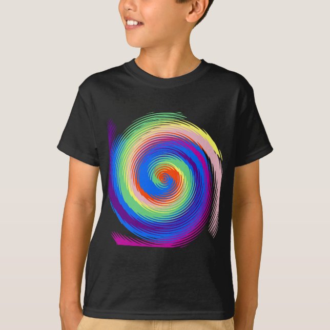 colourful spiral T-Shirt (Front)