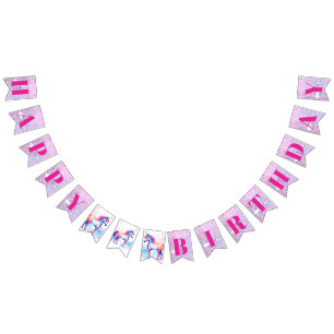 Colourful Spirit Pony 2 Happy Birthday Bubbles Bunting Flags