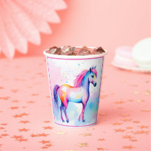 Colourful Spirit Pony 2 Paper Cups