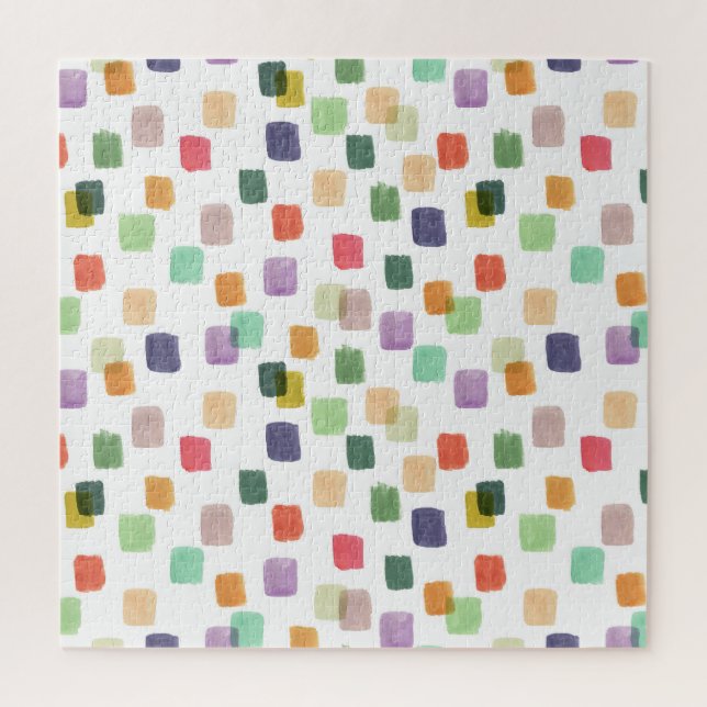Colourful Splash: Abstract Seamless Background Jigsaw Puzzle (Vertical)