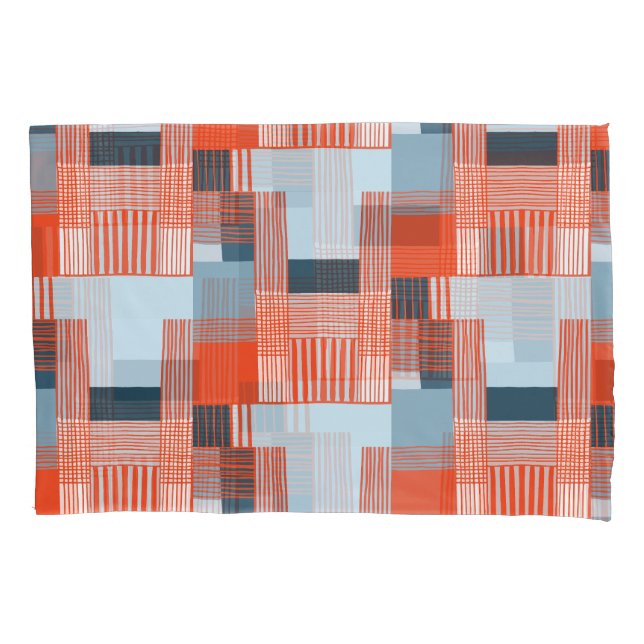 Colourful Splashes and Dynamic Lines Pillowcase (Front)