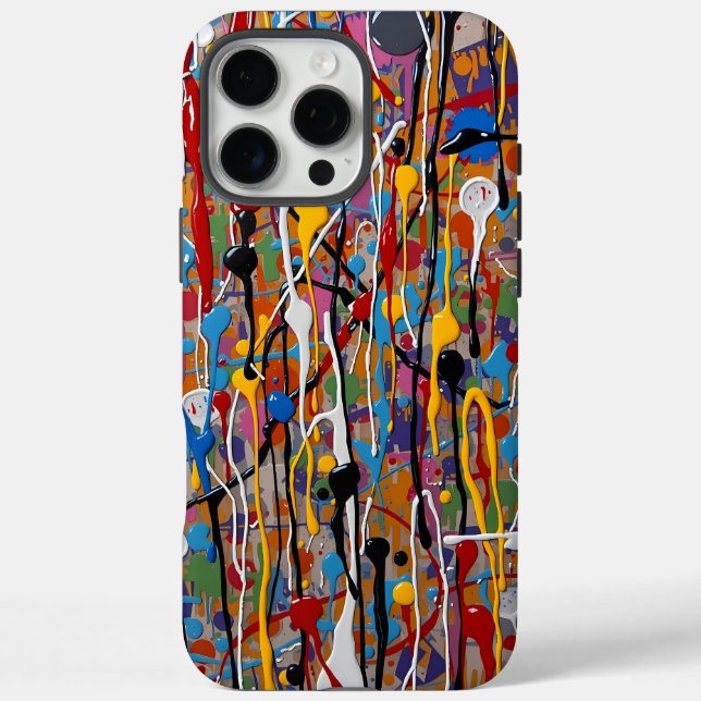 Colourful splashing pattern Case-Mate iPhone case (Back)