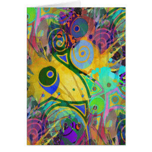 colourful splatter