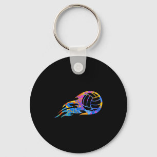 Colourful Sport Volleyball Graphic - Volleyballer Keychain
