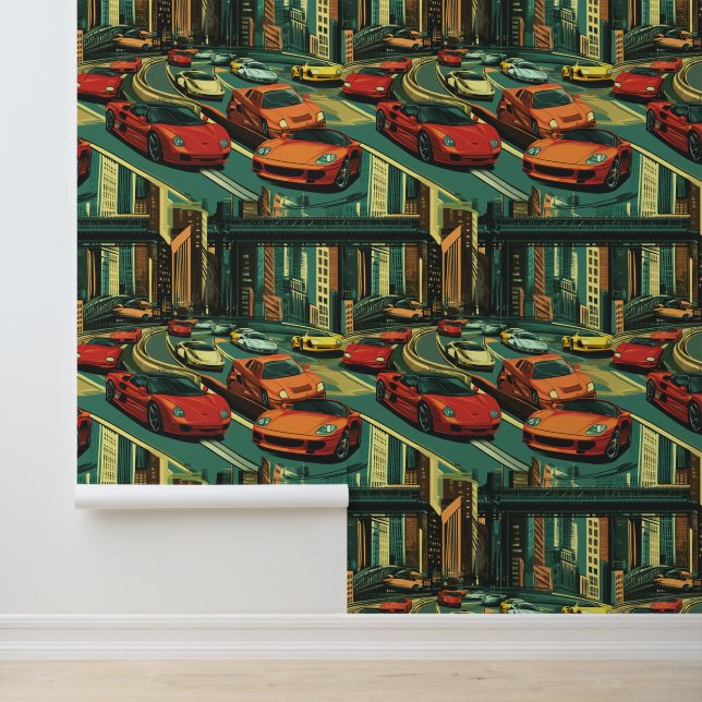 Colourful sports car wallpaper for automotive fans (Application)