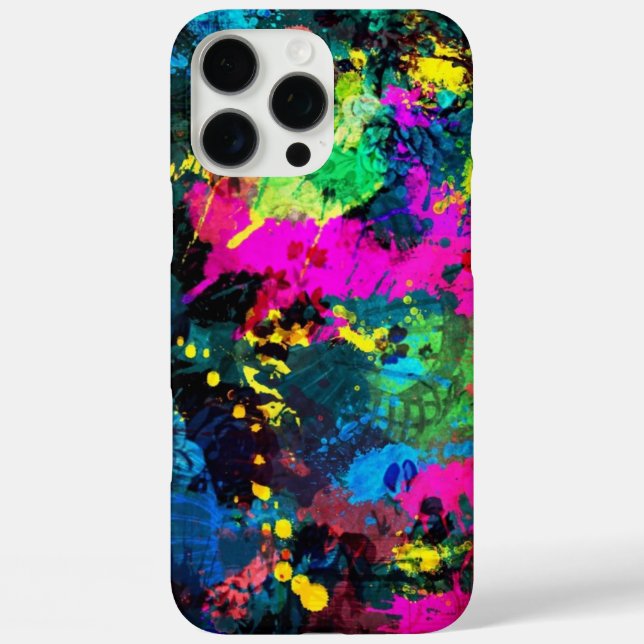 Colourful spot stain art Case-Mate iPhone case (Back)