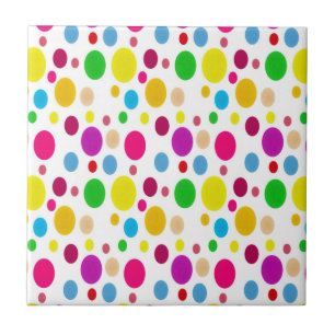 Colourful Spots Tile
