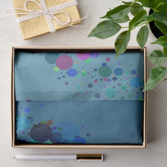 Colourful Spots Tissue Paper (Gift)