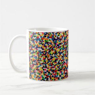 Colourful spotty mug
