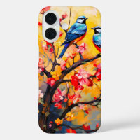 Colourful Spring Birds in Bloom