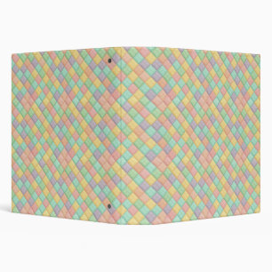 Colourful spring/Easter vintage patchwork quilt  Binder