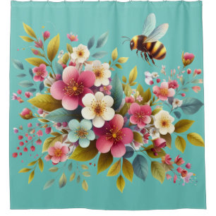 Colourful, Spring/Floral bee