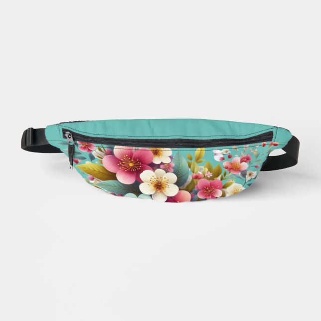 Colourful, Spring/Floral  Fanny Pack (Front)
