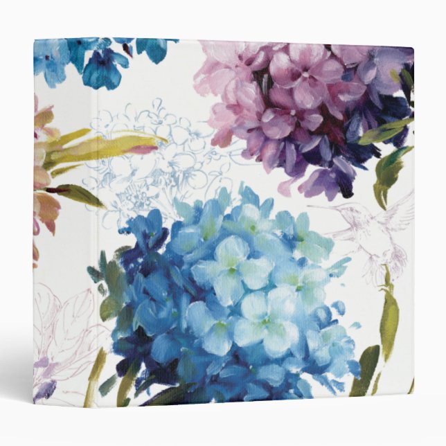 Colourful Spring Flowers Binder (Front/Spine)