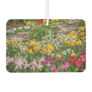 Colourful Spring Flowers in full bloom Air Freshener