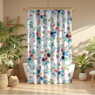 Colourful spring flowers pattern