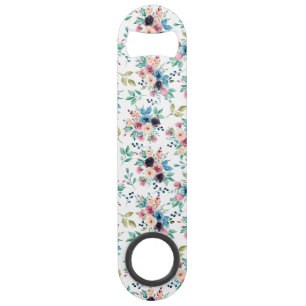 Colourful spring flowers pattern bar key
