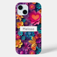 Colourful Spring Flowers Pattern