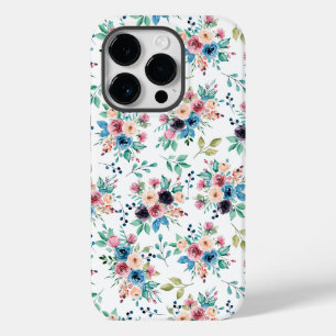 Colourful spring flowers pattern Case-Mate iPhone 14 pro case