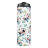 Colourful spring flowers pattern