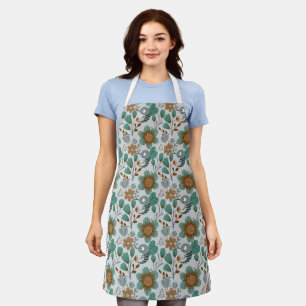 Colourful Spring Pattern Apron