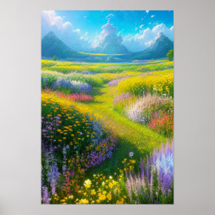 Colourful Spring Symphony Poster