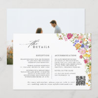 Colourful Spring Wildflower Meadow Garden Wedding