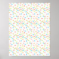 Colourful Sprinkles Pattern Digital Scrapbook Pape
