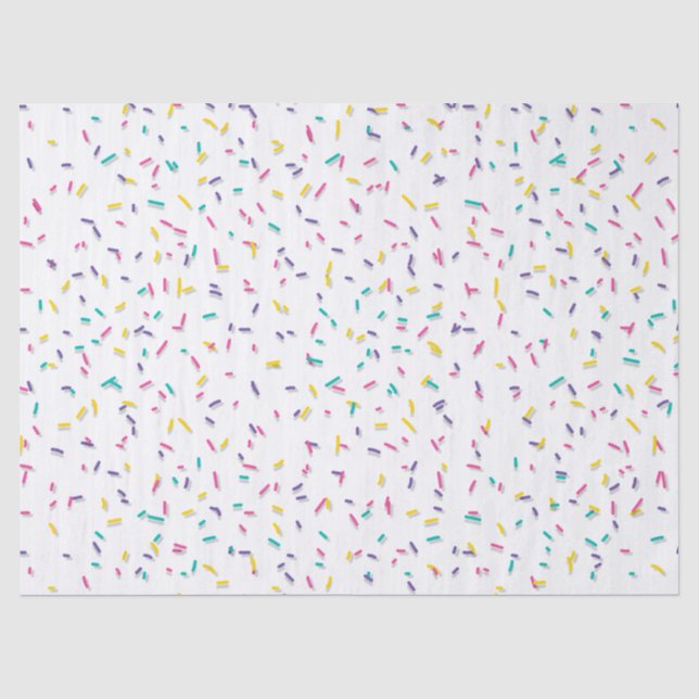 Colourful Sprinkles Tissue Paper (Front)