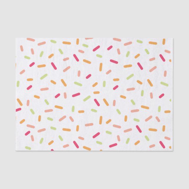 Colourful Sprinkles Tissue Paper (Front)