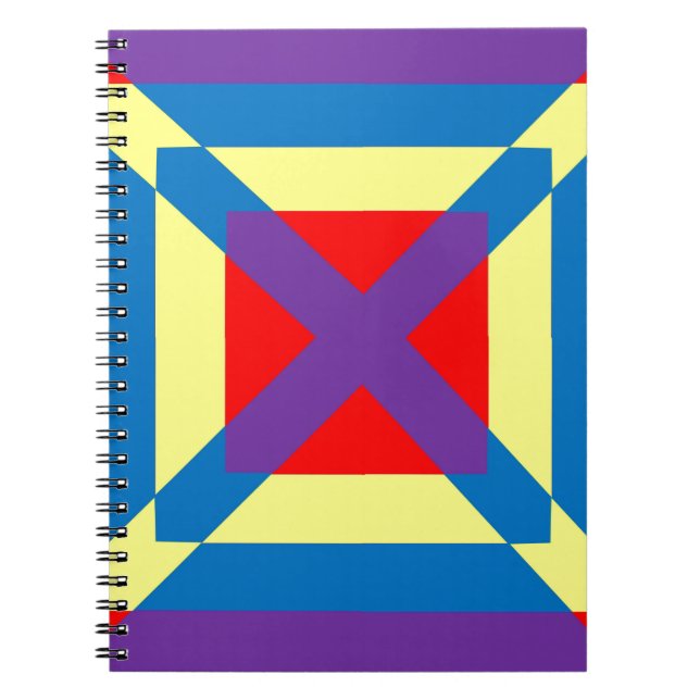 Colourful Square Notebook (Front)