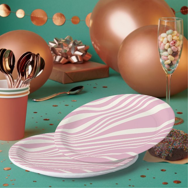 Colourful Square Paper Plate for Festive  (Multi)