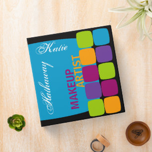 Colourful Squares 1.5 Inch Binder