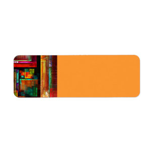 Colourful Squares Modern Abstract Art Pattern #04